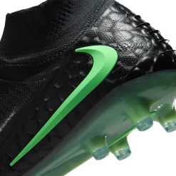 Nike Phantom 6 High Elite Kunstgras Voetbalschoenen (AG) Zwart Felgroen