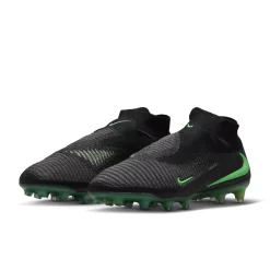 Nike Phantom 6 High Elite Kunstgras Voetbalschoenen (AG) Zwart Felgroen