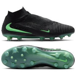 Nike Phantom 6 High Elite Kunstgras Voetbalschoenen (AG) Zwart Felgroen
