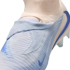 Nike Phantom 6 High LV8 Elite Gras Voetbalschoenen (FG) Gebroken Wit Lichtblauw Blauw