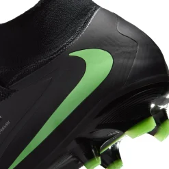 Nike Phantom 6 High Pro Gras Voetbalschoenen (FG) Zwart Felgroen
