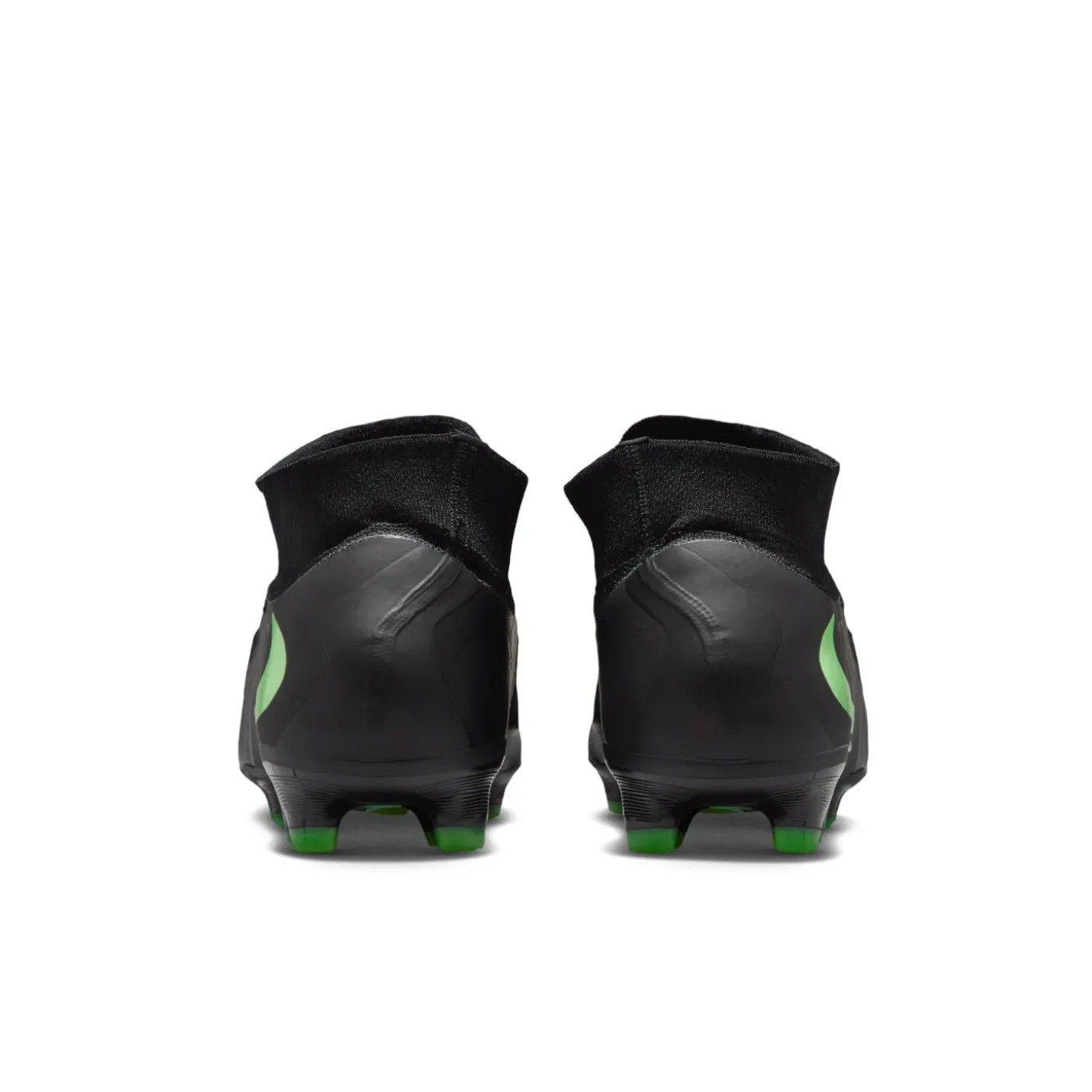 Nike Phantom 6 High Pro Gras Voetbalschoenen (FG) Zwart Felgroen