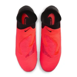Nike Phantom 6 High Pro Gras Voetbalschoenen (FG) Zwart Felrood Goud