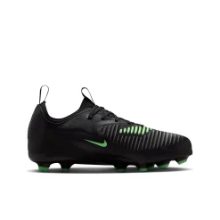 Nike Phantom 6 Low Academy Gras / Kunstgras Voetbalschoenen (MG) Kids Zwart Felgroen