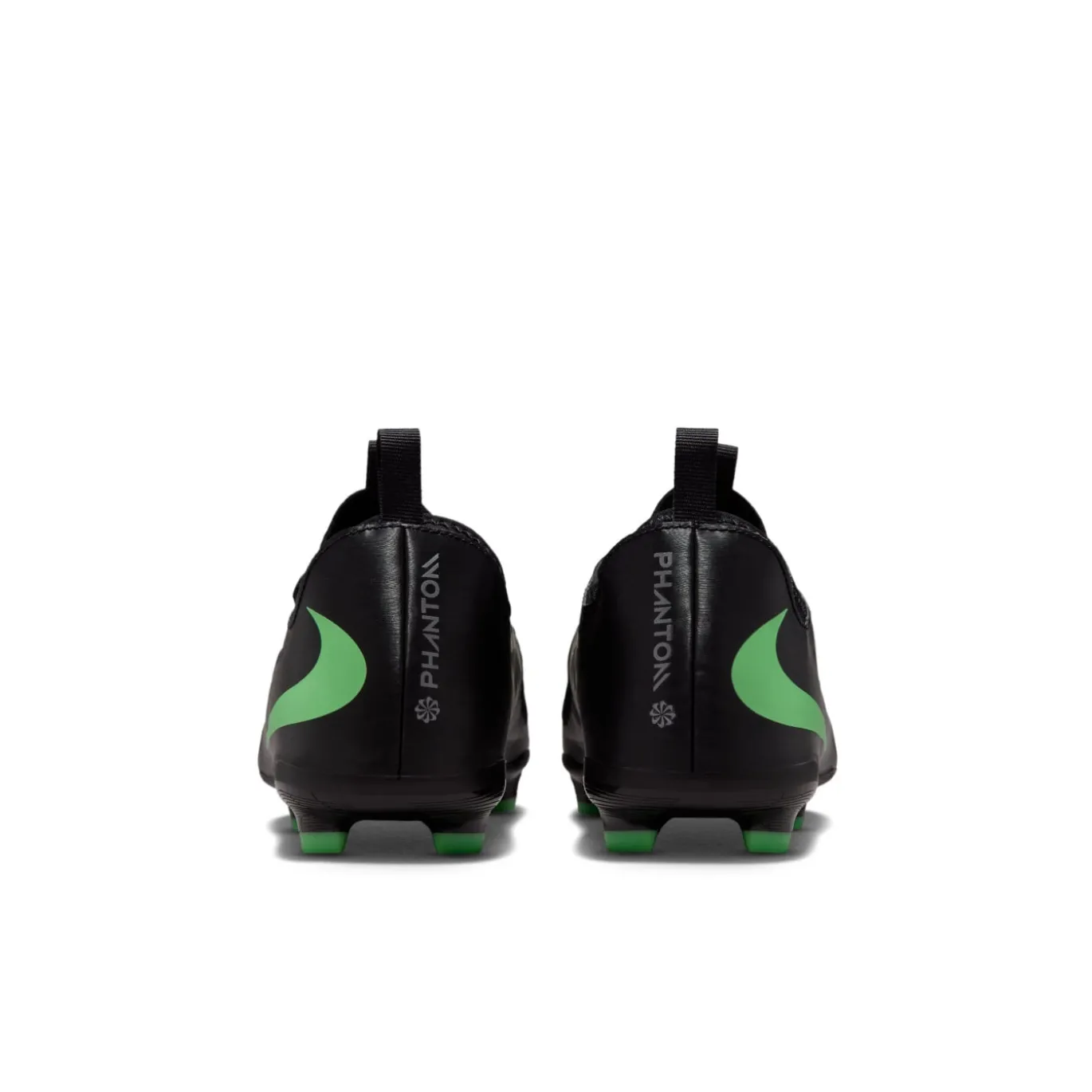 Nike Phantom 6 Low Academy Gras / Kunstgras Voetbalschoenen (MG) Kids Zwart Felgroen