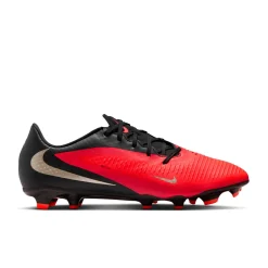 Nike Phantom 6 Low Academy Gras / Kunstgras Voetbalschoenen (MG) Zwart Felrood Goud