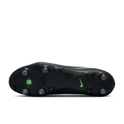 Nike Phantom 6 Low Academy IJzeren-Nop Voetbalschoenen (SG) Anti-Clog Zwart Felgroen
