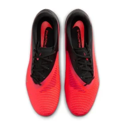 Nike Phantom 6 Low Academy IJzeren-Nop Voetbalschoenen (SG) Anti-Clog Zwart Felrood Goud