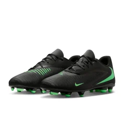 Nike Phantom 6 Low Club Gras / Kunstgras Voetbalschoenen (MG) Zwart Felgroen