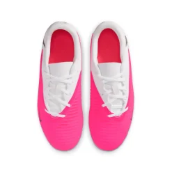 Nike Phantom 6 Low Club Gras / Kunstgras Voetbalschoenen (MG) Kids Wit Felroze Zwart