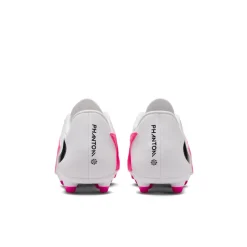 Nike Phantom 6 Low Club Gras / Kunstgras Voetbalschoenen (MG) Wit Felroze Zwart