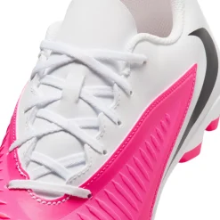 Nike Phantom 6 Low Club Gras / Kunstgras Voetbalschoenen (MG) Wit Felroze Zwart