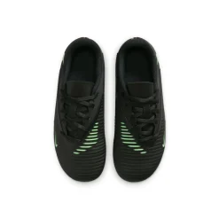 Nike Phantom 6 Low Club Gras / Kunstgras Voetbalschoenen (MG) Peuters/Kleuters Zwart Felgroen