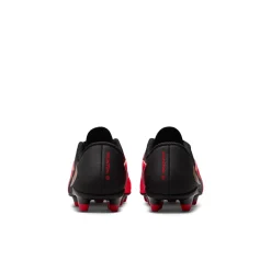 Nike Phantom 6 Low Club Gras / Kunstgras Voetbalschoenen (MG) Peuters/Kleuters Zwart Felrood Goud