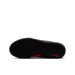 Nike Phantom 6 Low Club Zaalvoetbalschoenen (IN) Kids Zwart Felrood Goud