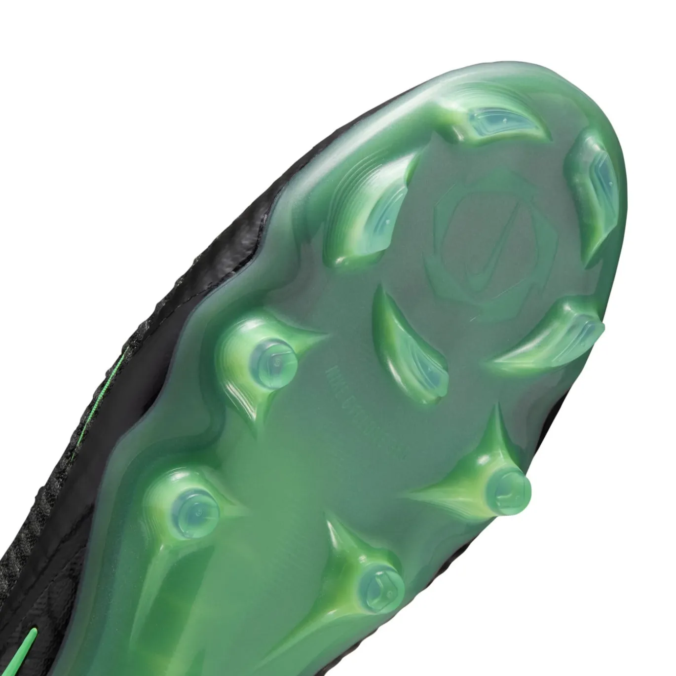 Nike Phantom 6 Low Elite Gras Voetbalschoenen (FG) Zwart Felgroen