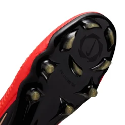 Nike Phantom 6 Low Elite Gras Voetbalschoenen (FG) Zwart Felrood Goud