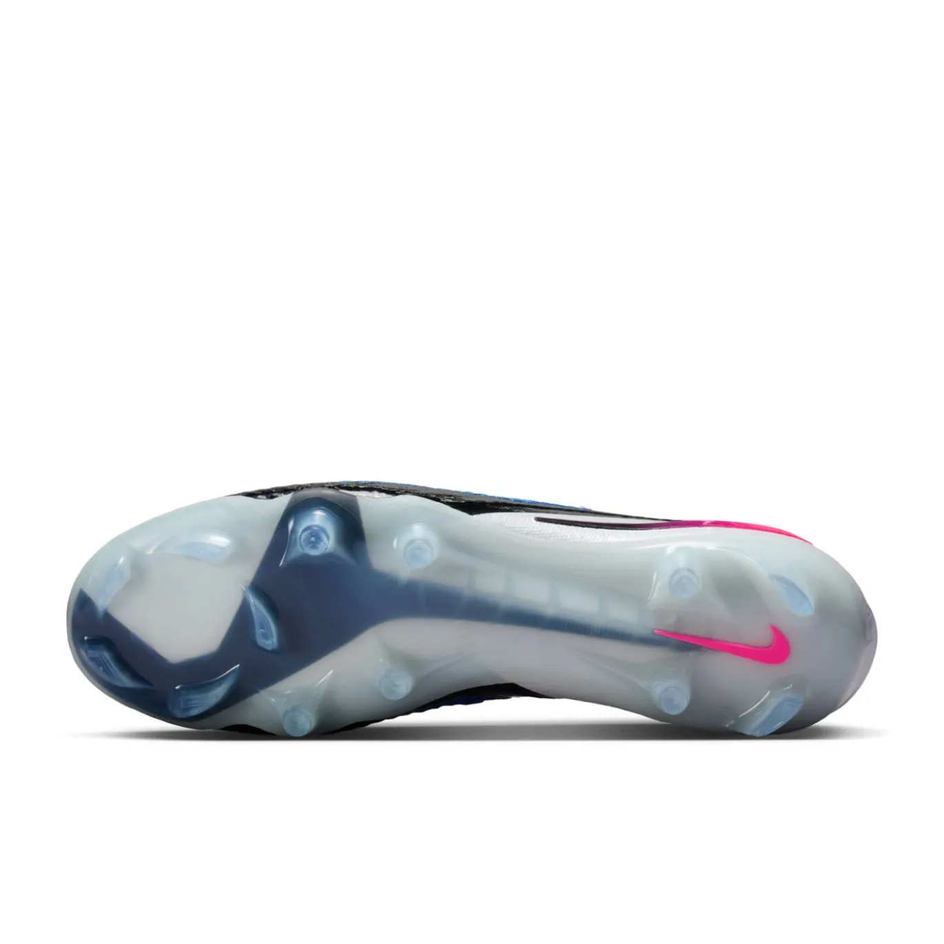 Nike Phantom 6 Low Elite Gras Voetbalschoenen (FG) Blauw Wit Felroze