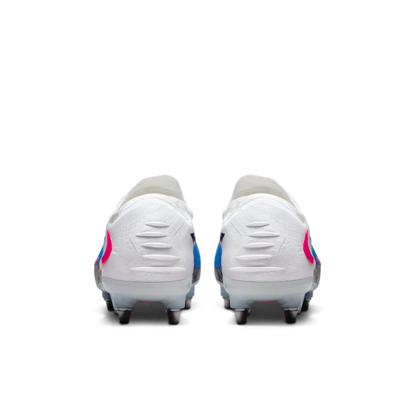 Nike Phantom 6 Low Elite IJzeren-Nop Voetbalschoenen (SG) Pro Player Blauw Wit Felroze