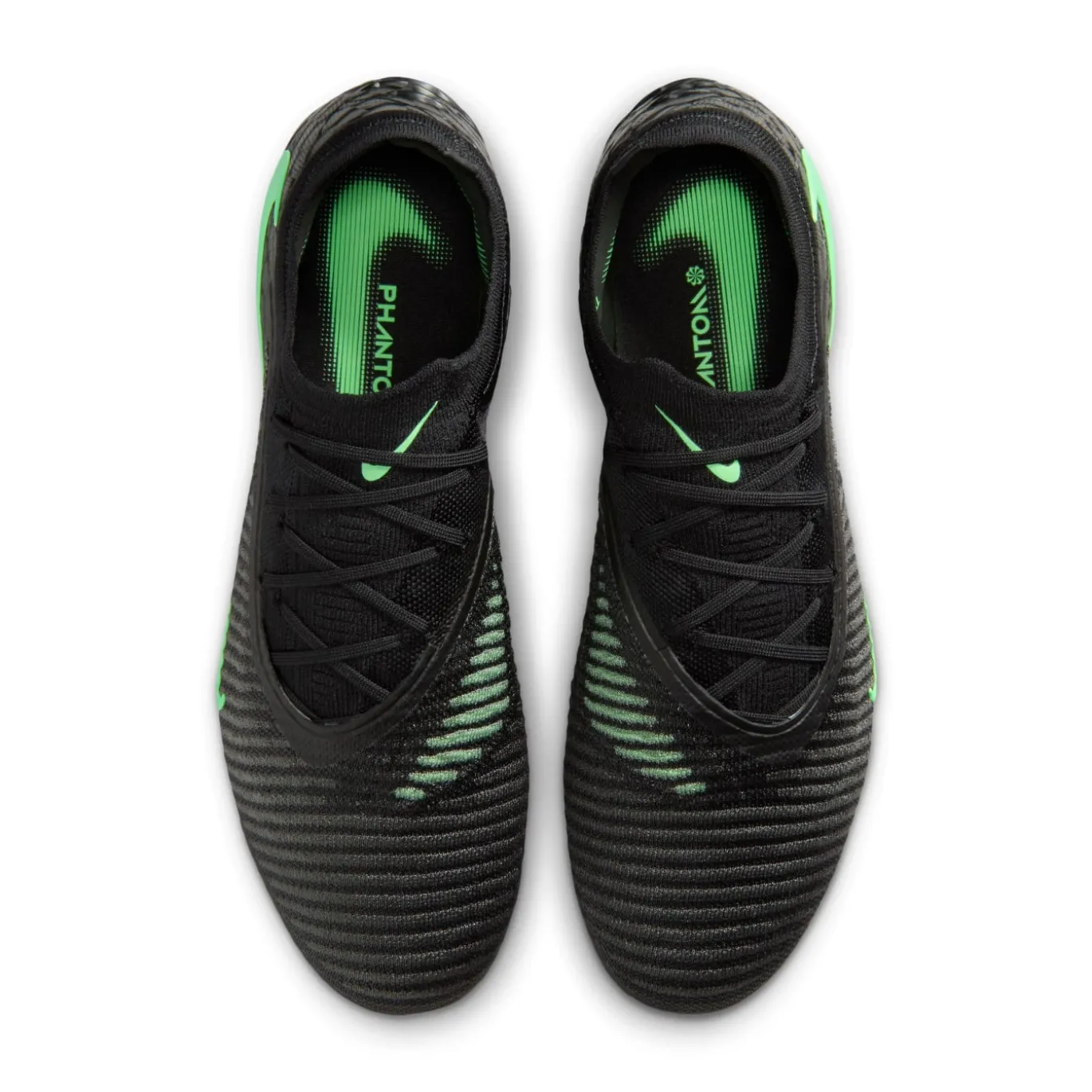 Nike Phantom 6 Low Elite Kunstgras Voetbalschoenen (AG) Zwart Felgroen