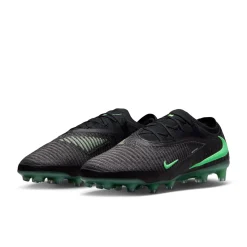 Nike Phantom 6 Low Elite Kunstgras Voetbalschoenen (AG) Zwart Felgroen