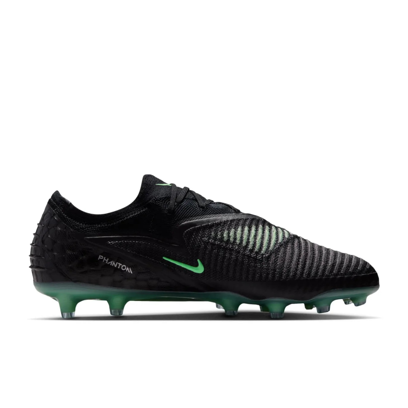 Nike Phantom 6 Low Elite Kunstgras Voetbalschoenen (AG) Zwart Felgroen