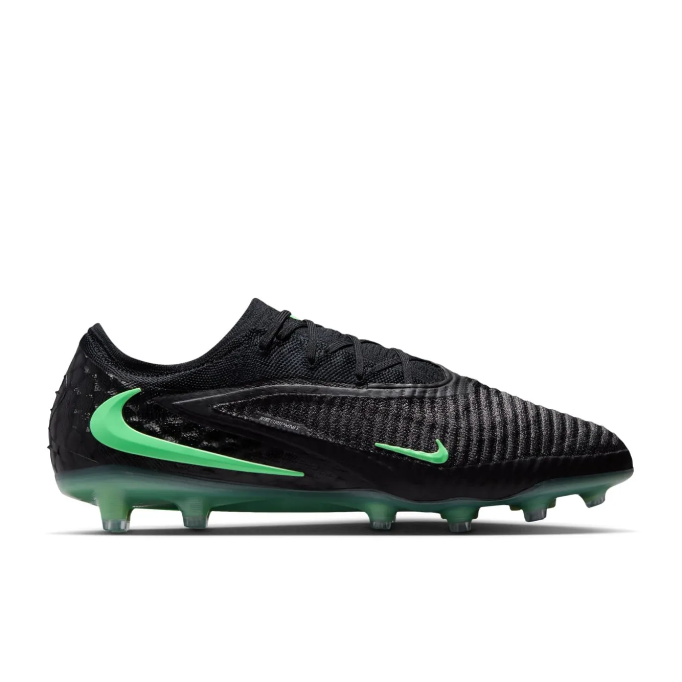 Nike Phantom 6 Low Elite Kunstgras Voetbalschoenen (AG) Zwart Felgroen