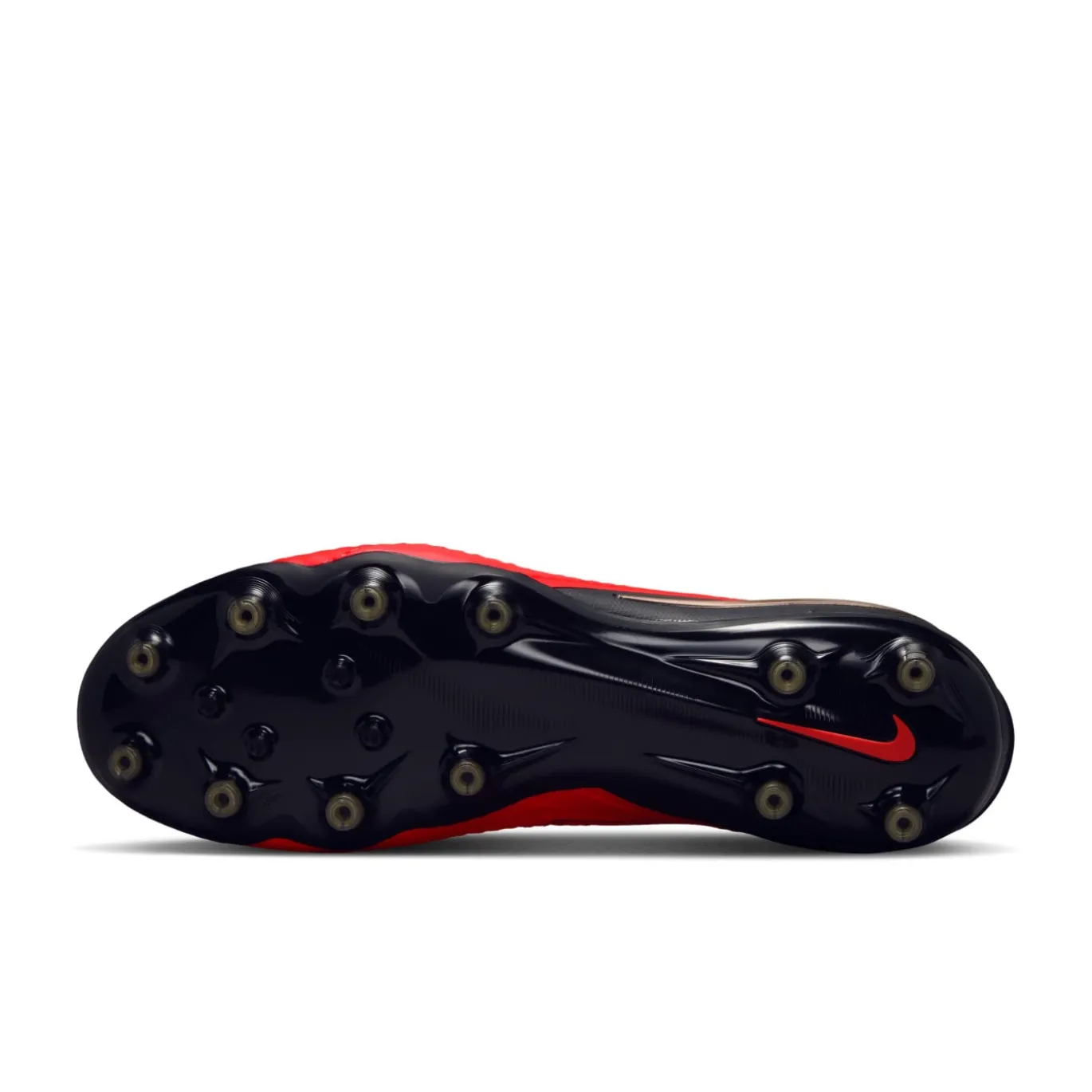 Nike Phantom 6 Low Elite Kunstgras Voetbalschoenen (AG) Zwart Felrood Goud