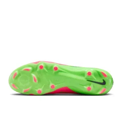 Nike Phantom 6 Low Haaland Academy Gras / Kunstgras Voetbalschoenen (MG) Felgroen Rood Zwart