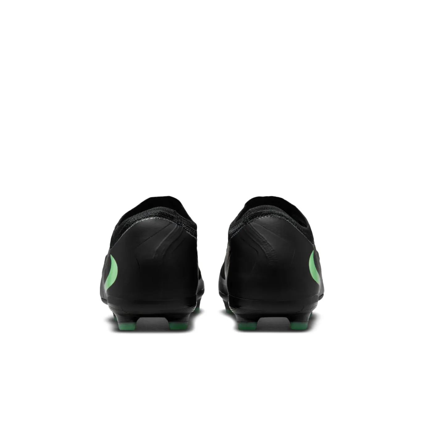 Nike Phantom 6 Low Pro Gras / Kunstgras Voetbalschoenen (MG) Kids Zwart Felgroen