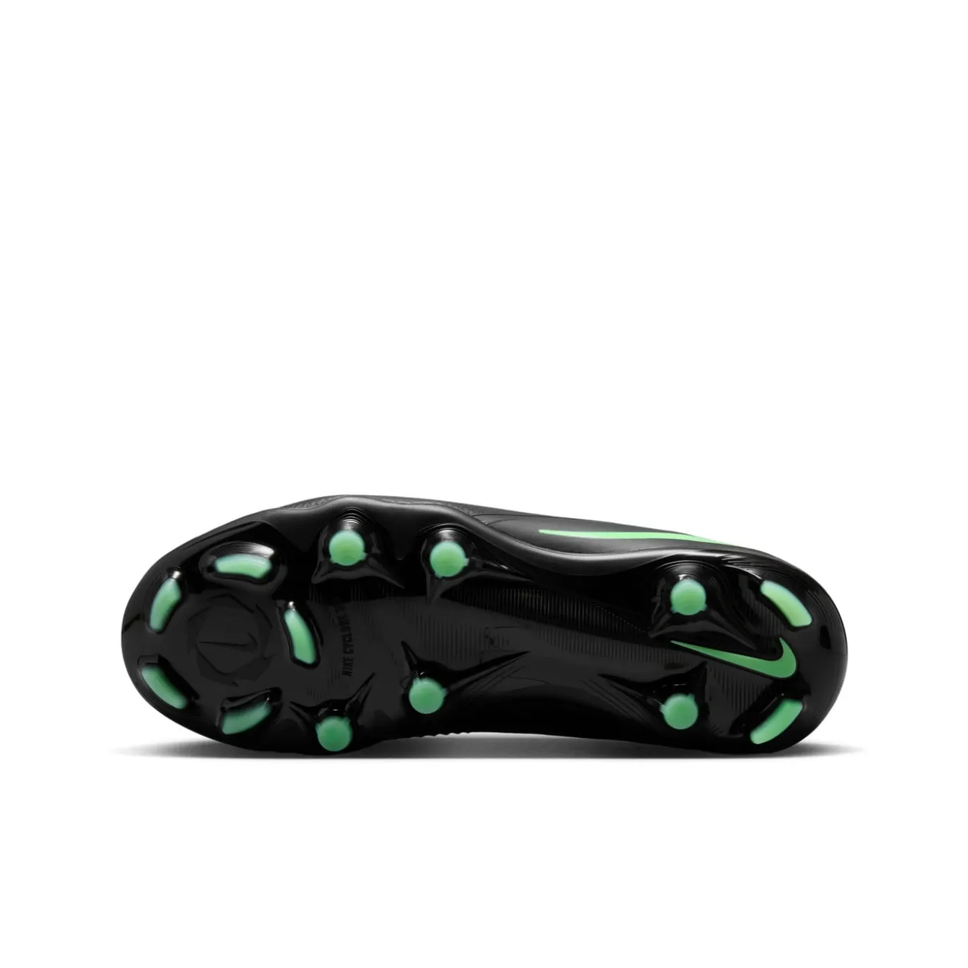 Nike Phantom 6 Low Pro Gras / Kunstgras Voetbalschoenen (MG) Kids Zwart Felgroen
