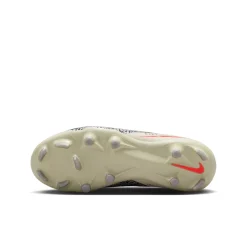 Nike Phantom 6 Low Pro Gras / Kunstgras Voetbalschoenen (MG) Kids Gebroken Wit Bordeauxrood Rood