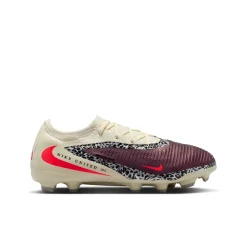 Nike Phantom 6 Low Pro Gras / Kunstgras Voetbalschoenen (MG) Kids Gebroken Wit Bordeauxrood Rood