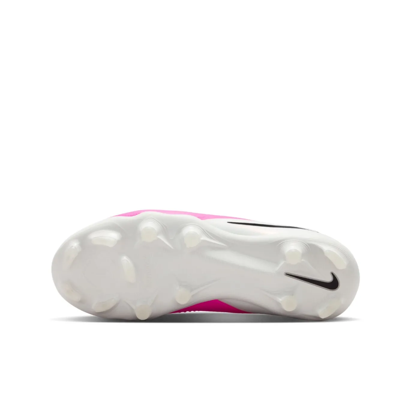 Nike Phantom 6 Low Pro Gras / Kunstgras Voetbalschoenen (MG) Kids Wit Felroze Zwart
