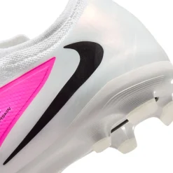 Nike Phantom 6 Low Pro Gras / Kunstgras Voetbalschoenen (MG) Kids Wit Felroze Zwart