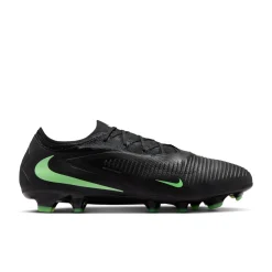 Nike Phantom 6 Low Pro Gras Voetbalschoenen (FG) Zwart Felgroen