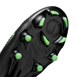 Nike Phantom 6 Low Pro Gras Voetbalschoenen (FG) Zwart Felgroen