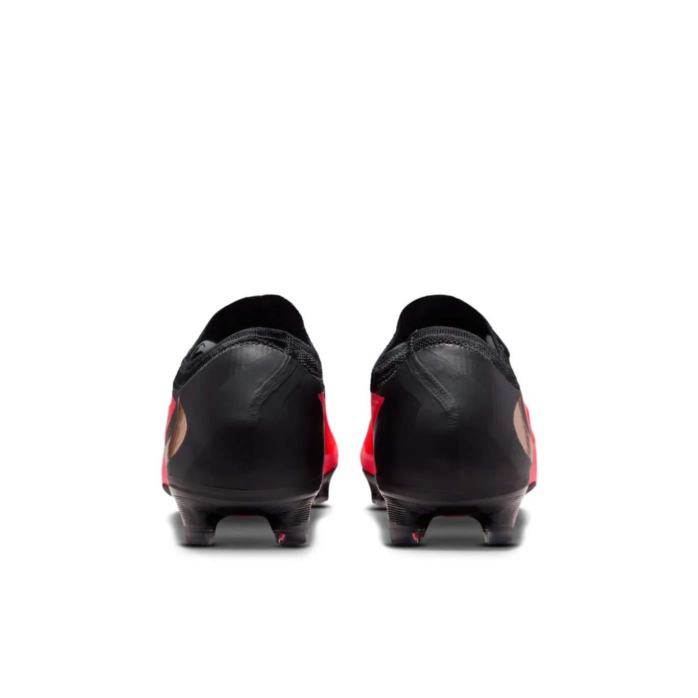 Nike Phantom 6 Low Pro Gras Voetbalschoenen (FG) Zwart Felrood Goud