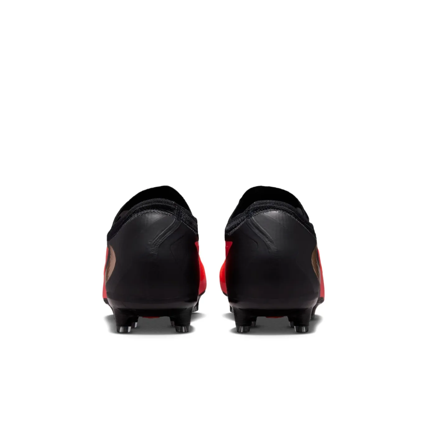 Nike Phantom 6 Low Pro Kunstgras Voetbalschoenen (AG) Zwart Felrood Goud