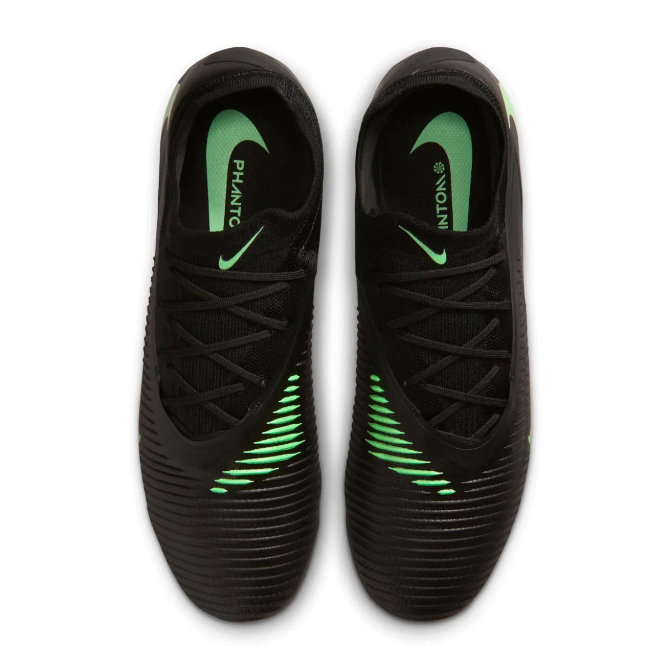 Nike Phantom 6 Low Pro Kunstgras Voetbalschoenen (AG) Zwart Felgroen