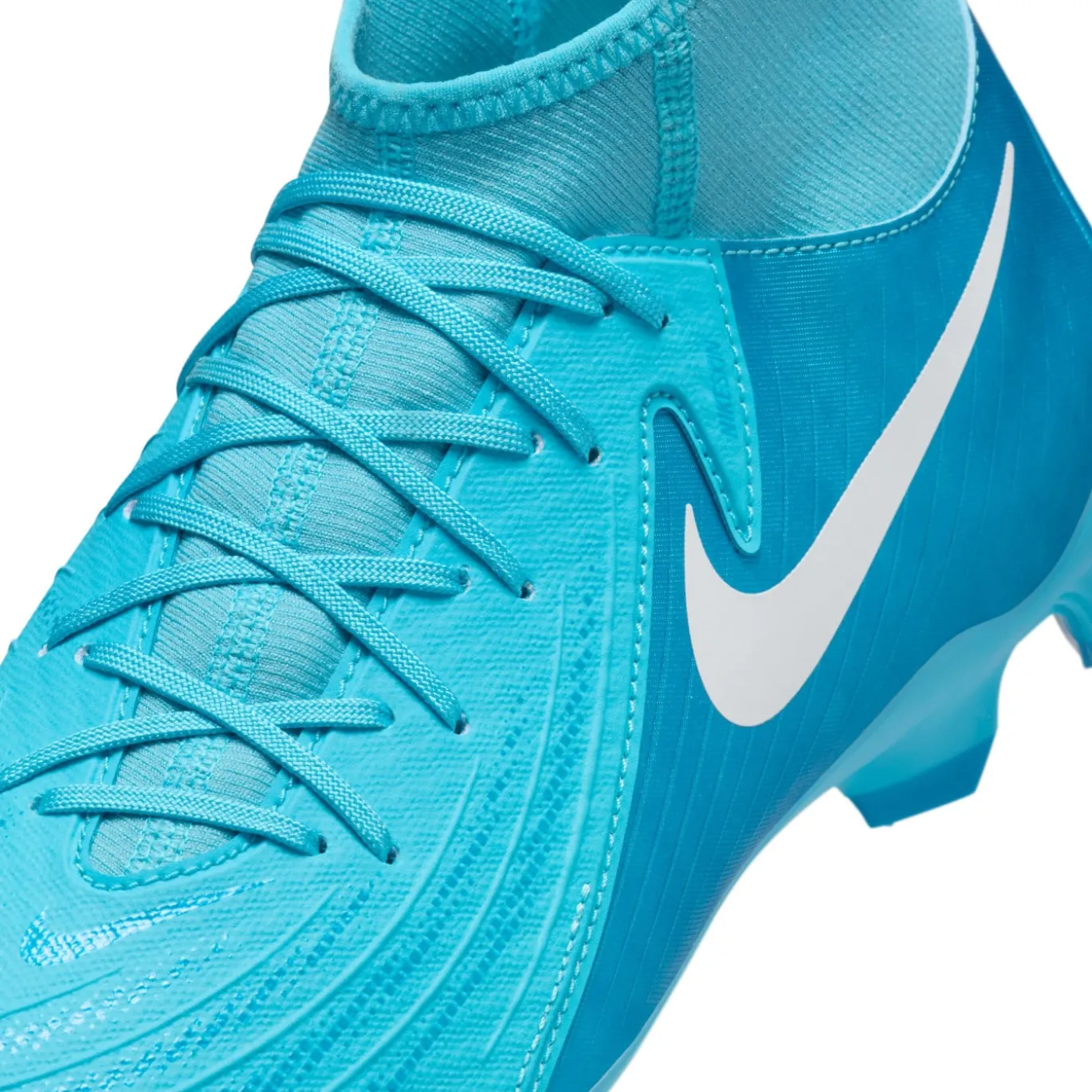 Nike Phantom Luna II Academy Gras / Kunstgras Voetbalschoenen (MG) Blauw Wit