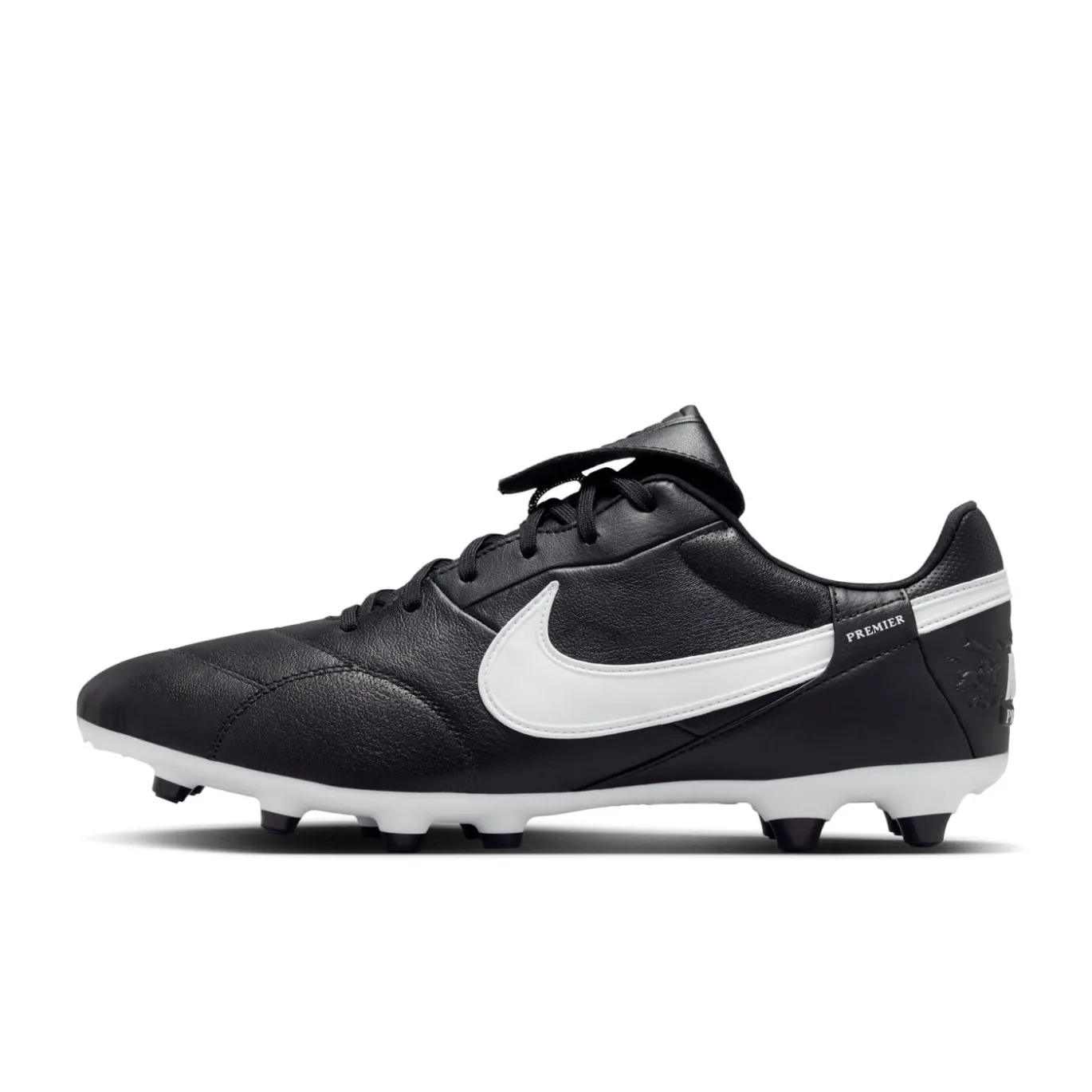 Nike Premier III Gras Voetbalschoenen (FG) Zwart Wit Zwart