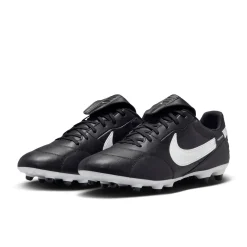 Nike Premier III Gras Voetbalschoenen (FG) Zwart Wit Zwart