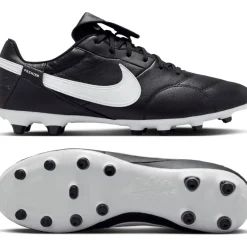 Nike Premier III Gras Voetbalschoenen (FG) Zwart Wit Zwart
