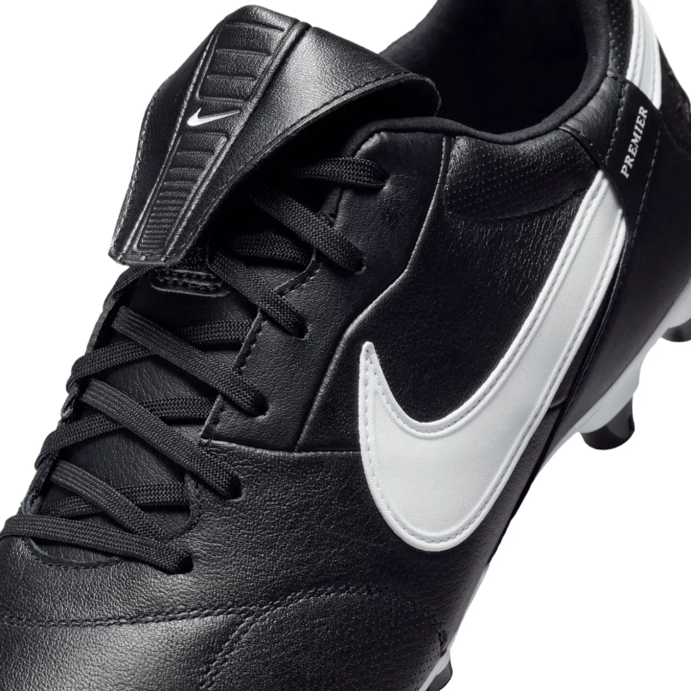 Nike Premier III Gras Voetbalschoenen (FG) Zwart Wit Zwart