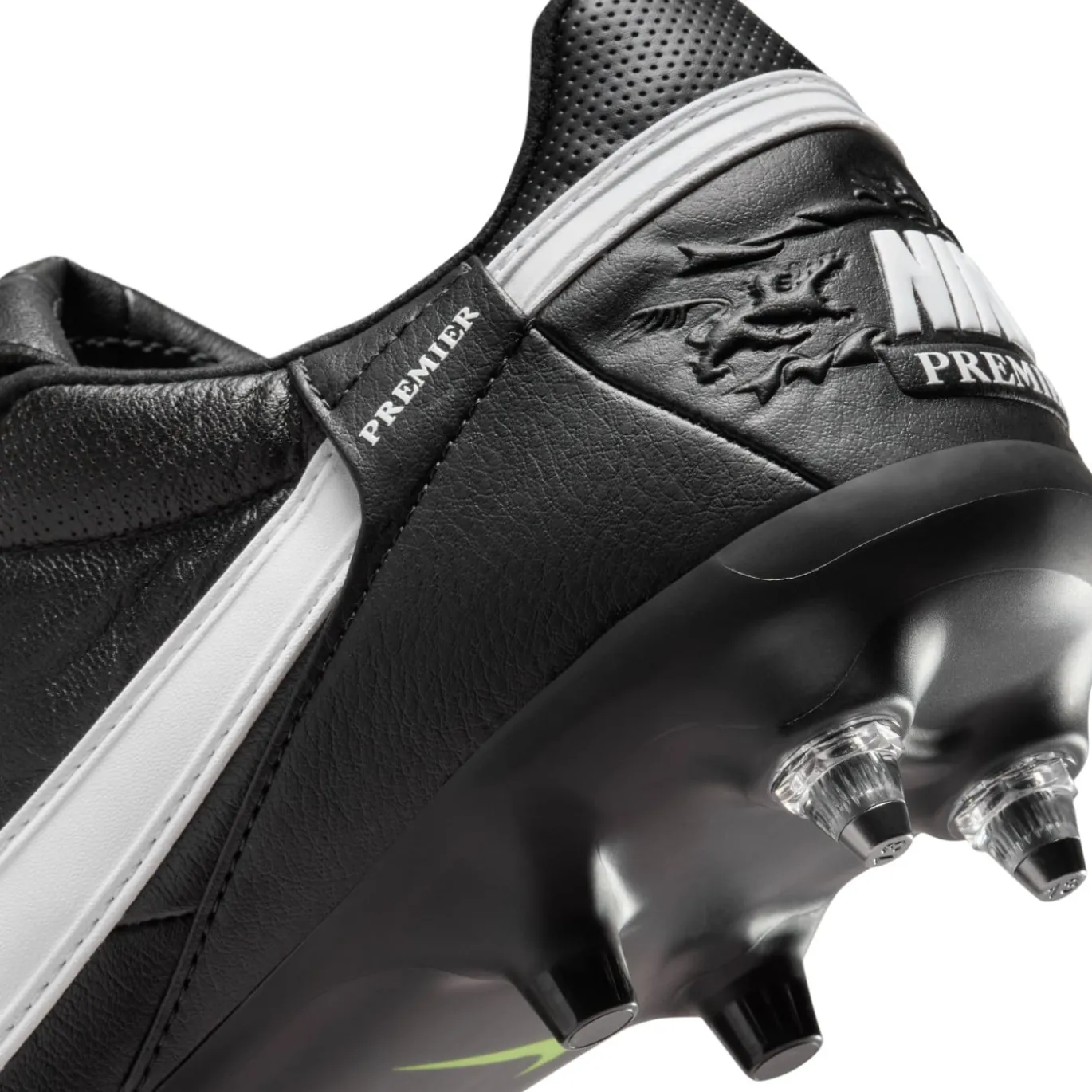Nike Premier III IJzeren-Nop Voetbalschoenen (SG) Anti-Clog Zwart Wit