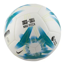 Nike Premier League Pitch Voetbal Maat 5 2023-2024 Wit Blauw Zwart Geel