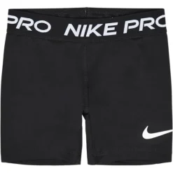 Nike Pro Dri-FIT Sportbroekje Meisjes Zwart Wit