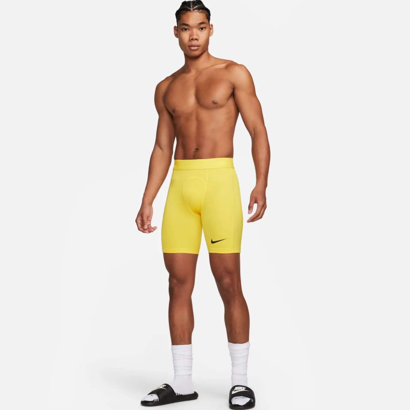 Nike Pro Dri-FIT Strike Slidingbroekje Geel