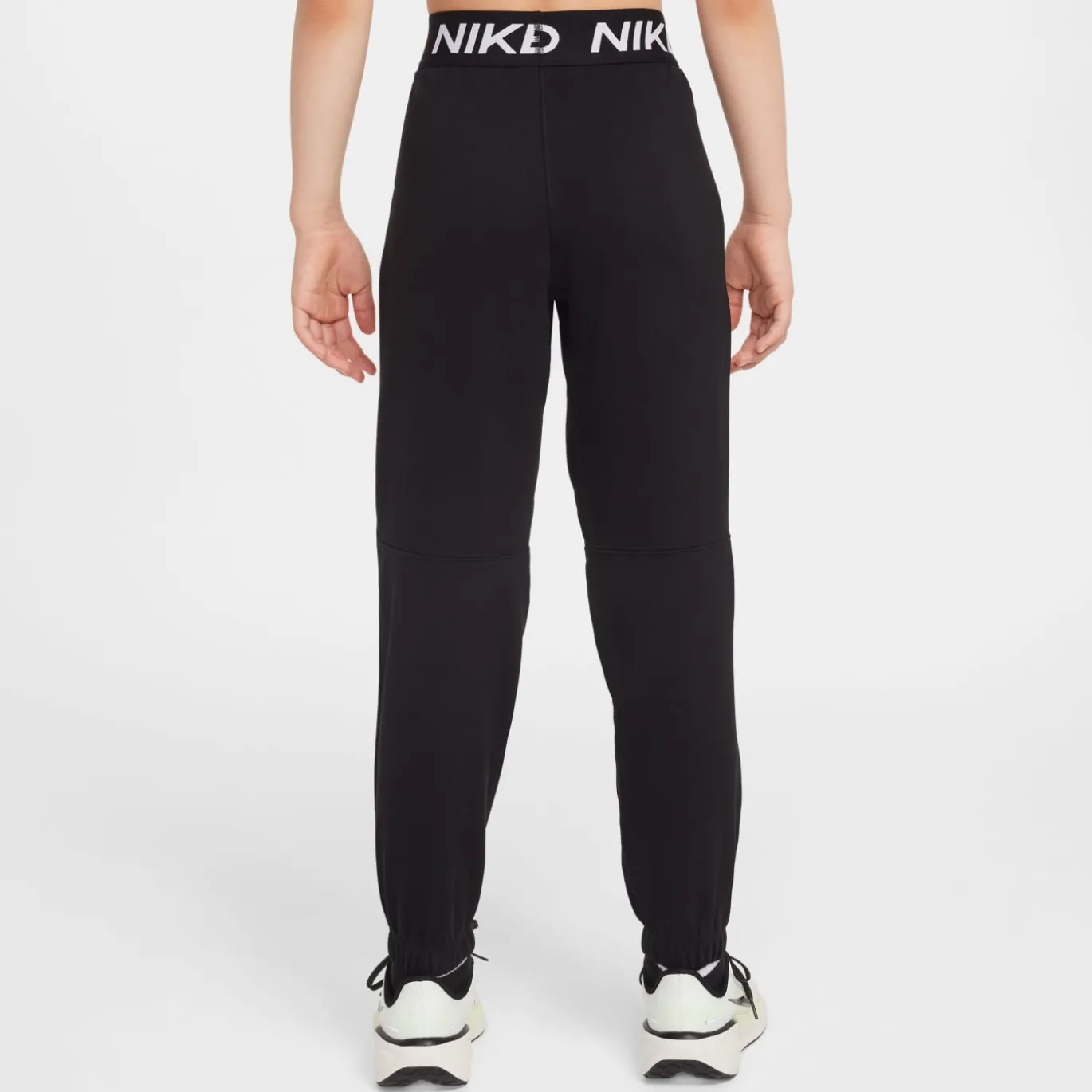 Nike Pro Fleece Joggingbroek Kids Zwart Wit